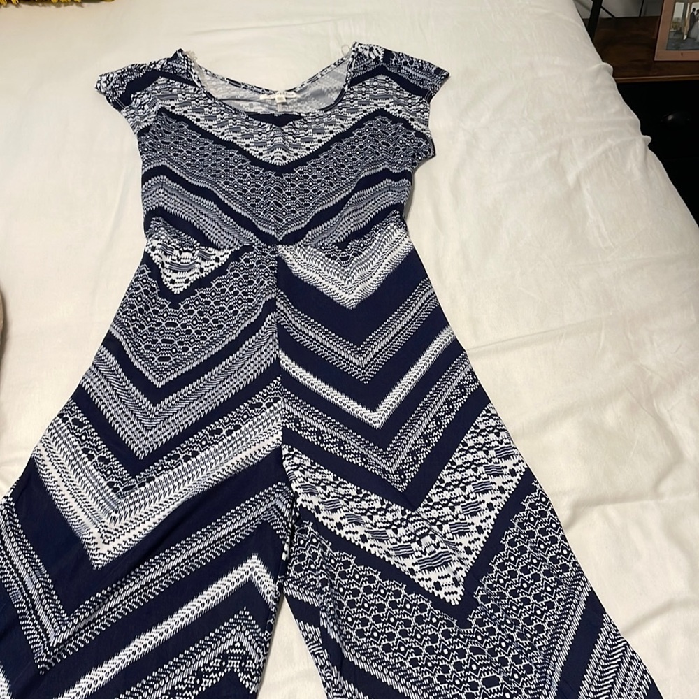 Bailey Blue wide leg jumpsuit